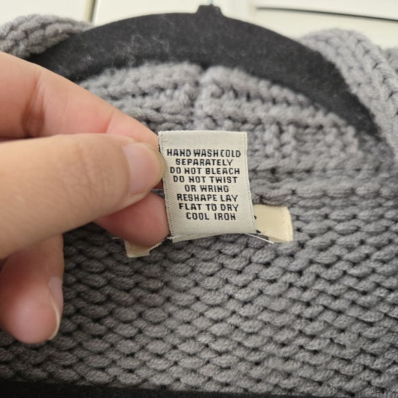 Vertigo Paris Knitted Cardigan Sweater Gray Size S - Picture 6 of 6